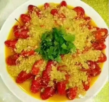 小龙虾，蒜泥味